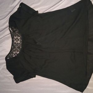 Sheer Black Blouse